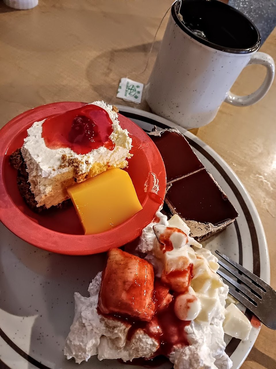 Dessert and Green Tea